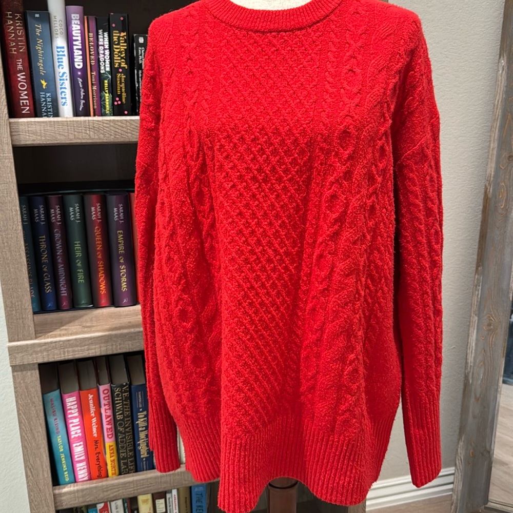 Red Target Sweater
